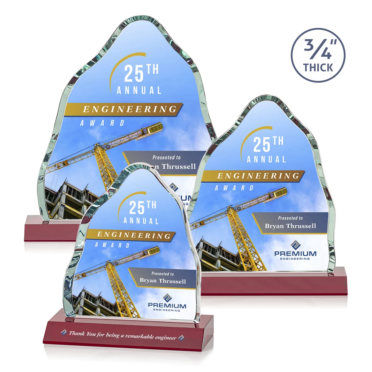 Dunwich VividPrint™ Award - Red 1