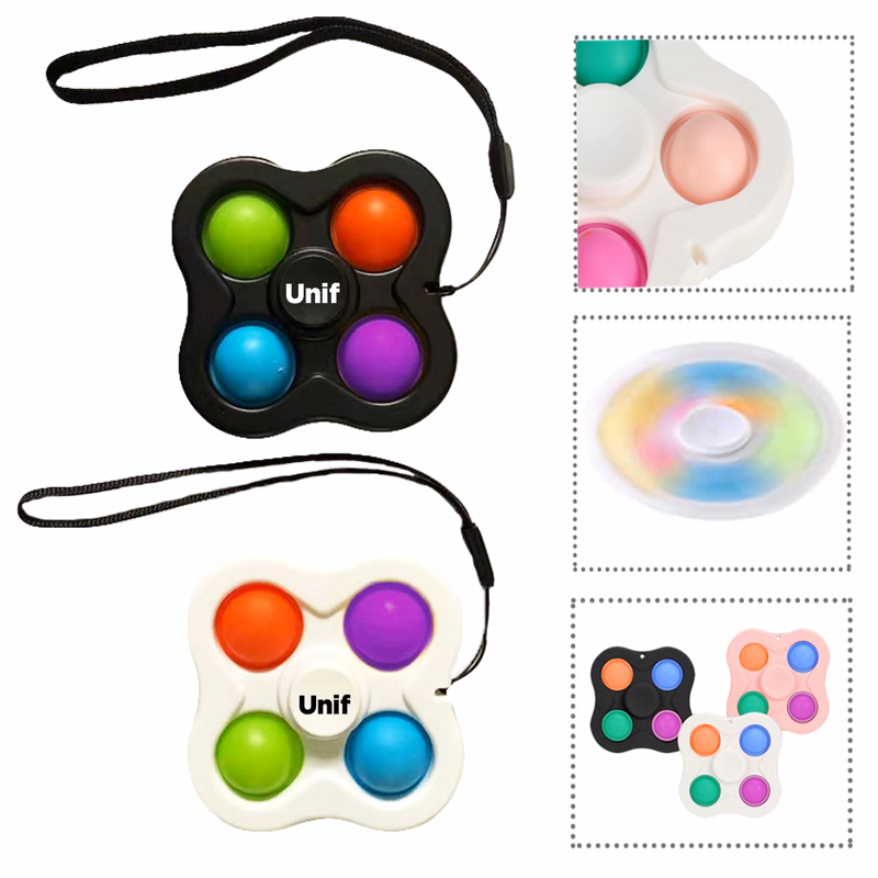 4 Bubble Silicone Finger Push for Adults & Kids