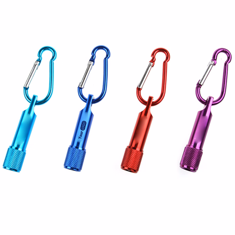 Aluminum Alloy Compact Carabiner Led Keychain For Everyday Use And Emergencies