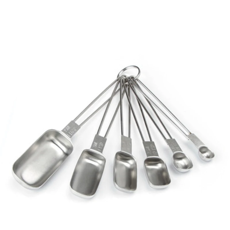 6pcs Square-head Measuring Spoons Set 1