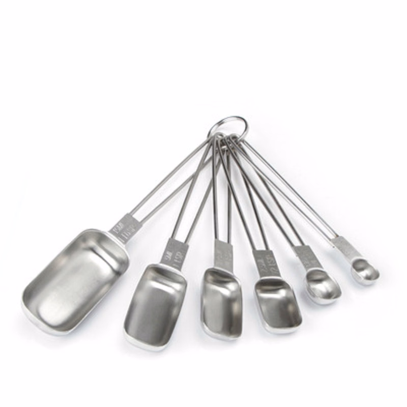 6pcs Square-head Measuring Spoons Set