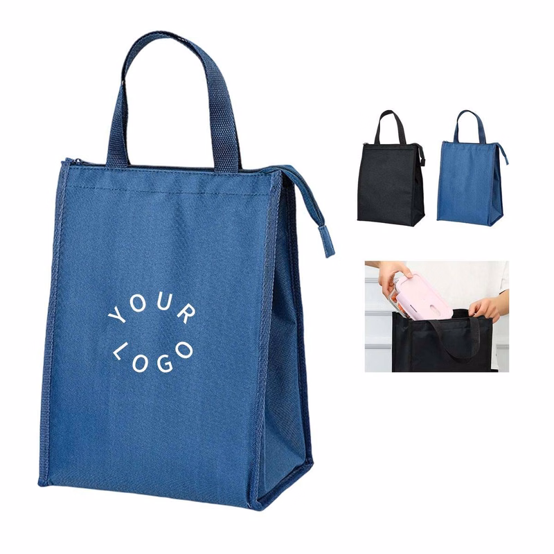 Durable Oxford Lunch Tote with Comfortable Handles