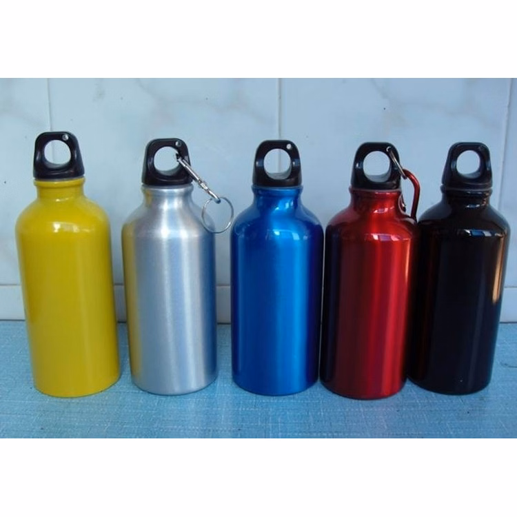 Aluminium Sports Bottle with Carabiner