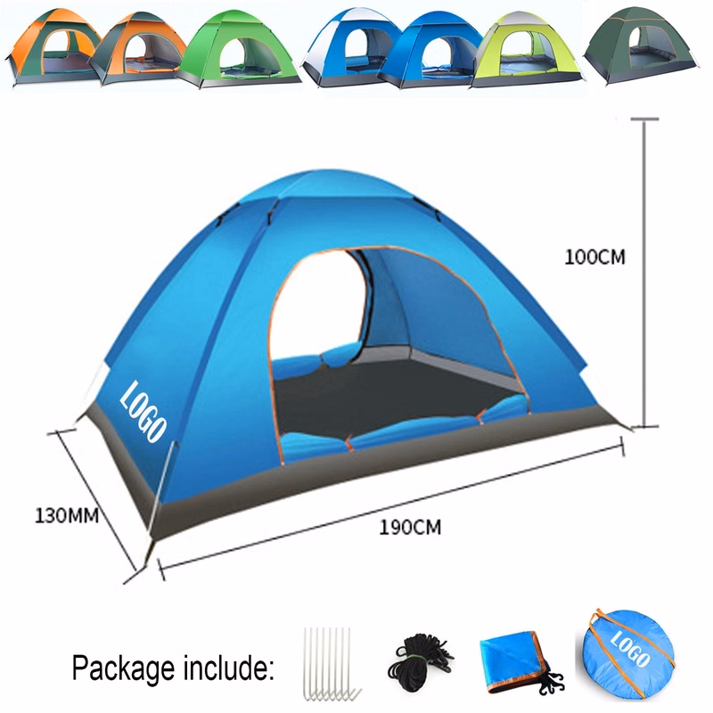 Waterproof Instant Pop Up Tent 3-4 Person Camping Tent