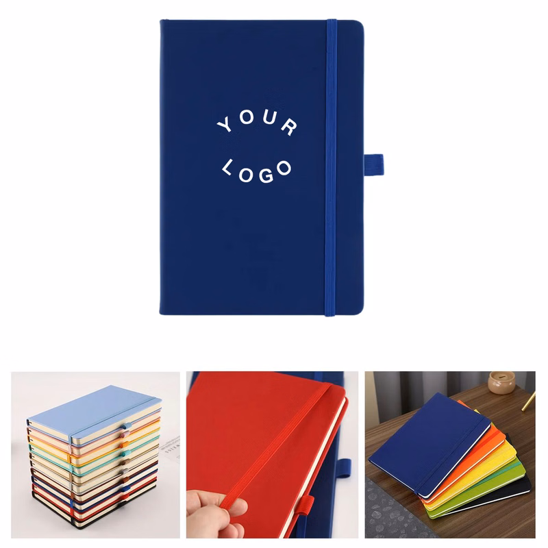 A5 Journal Notebook With Elastic Band And Bookmark