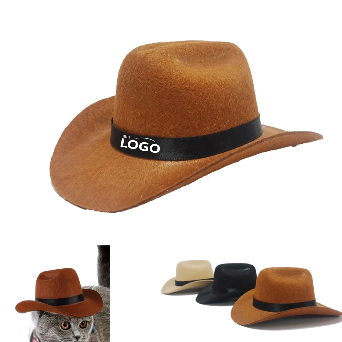 Cowboy pet hat 1