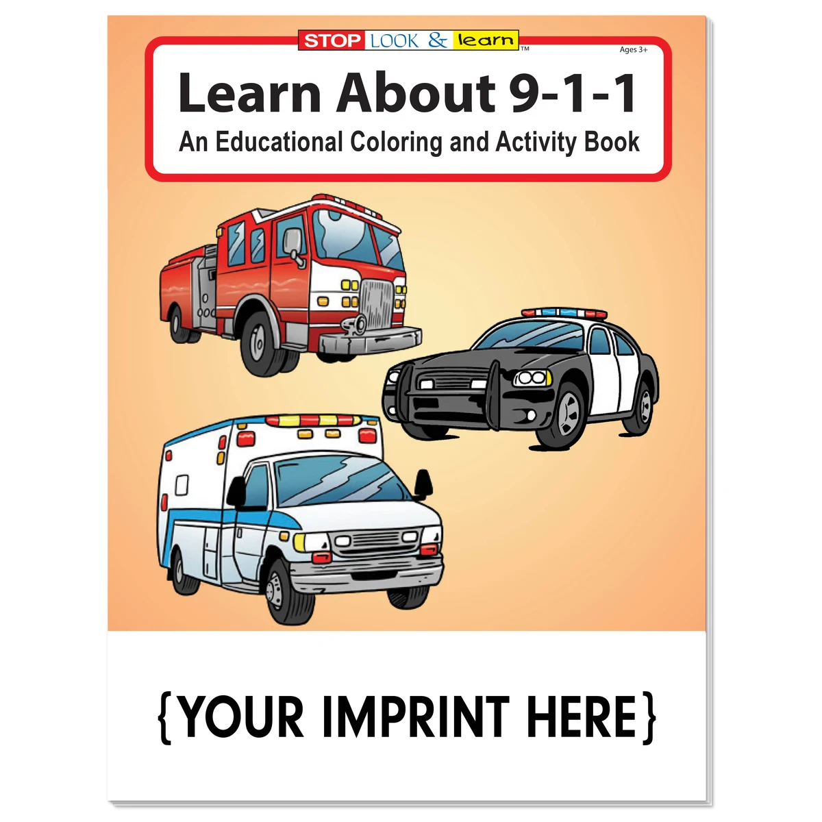 COLORING BOOK - Learn About 911 Coloring & Activity Book 1