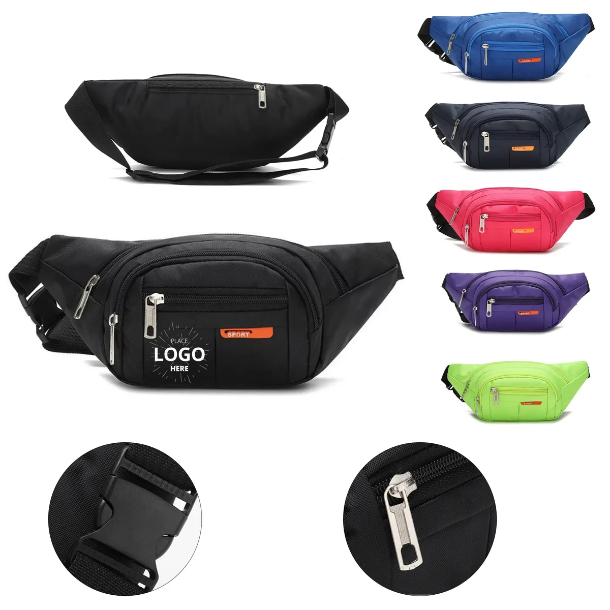 Nylon Adjustable Fanny Pack 1