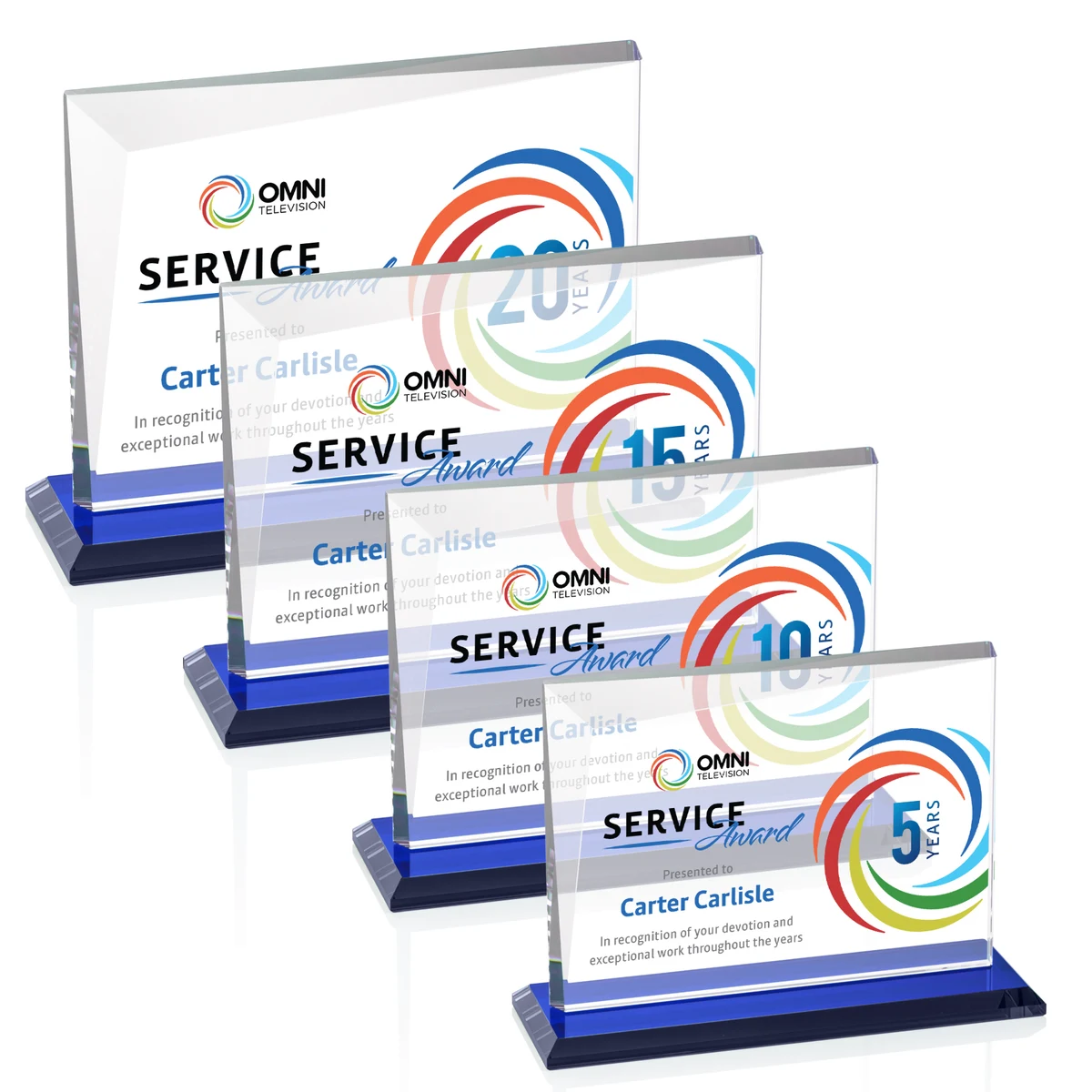 Mirela VividPrint™ Award - Blue 1