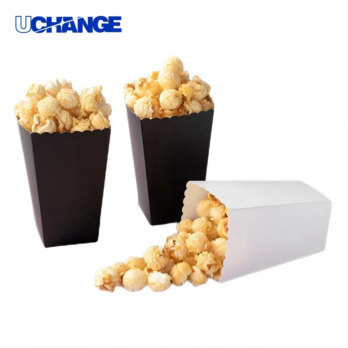 Minimalist Popcorn and Snack Packaging Box 1