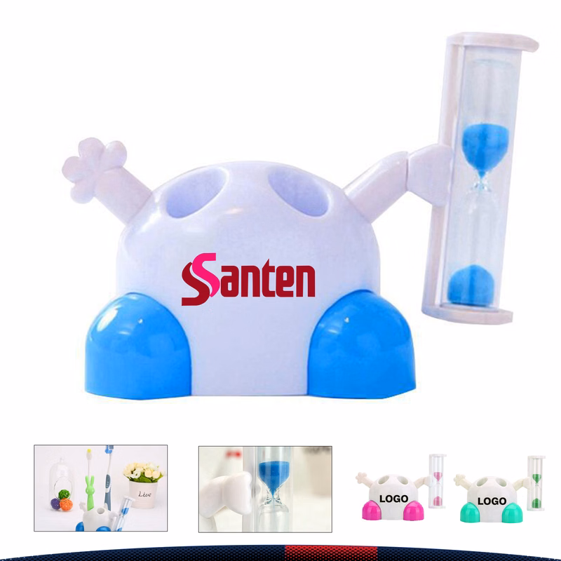 Hury Hourglass Toothbrush Holder