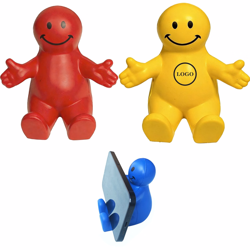 Smiley Face Phone Stand & Stress Reliever