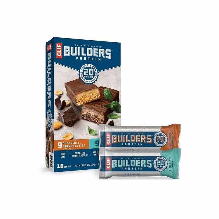 Clif Builder's Bar Variety Pack - Chocolate Mint & Peanut Butter