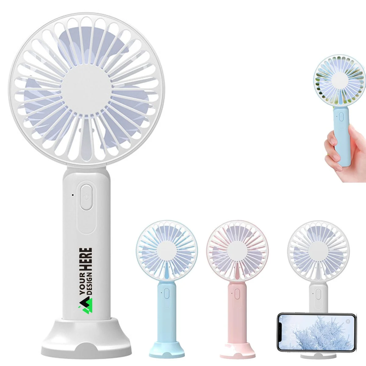 Mini USB Folding Electric Fan Handheld 3 Speed 1