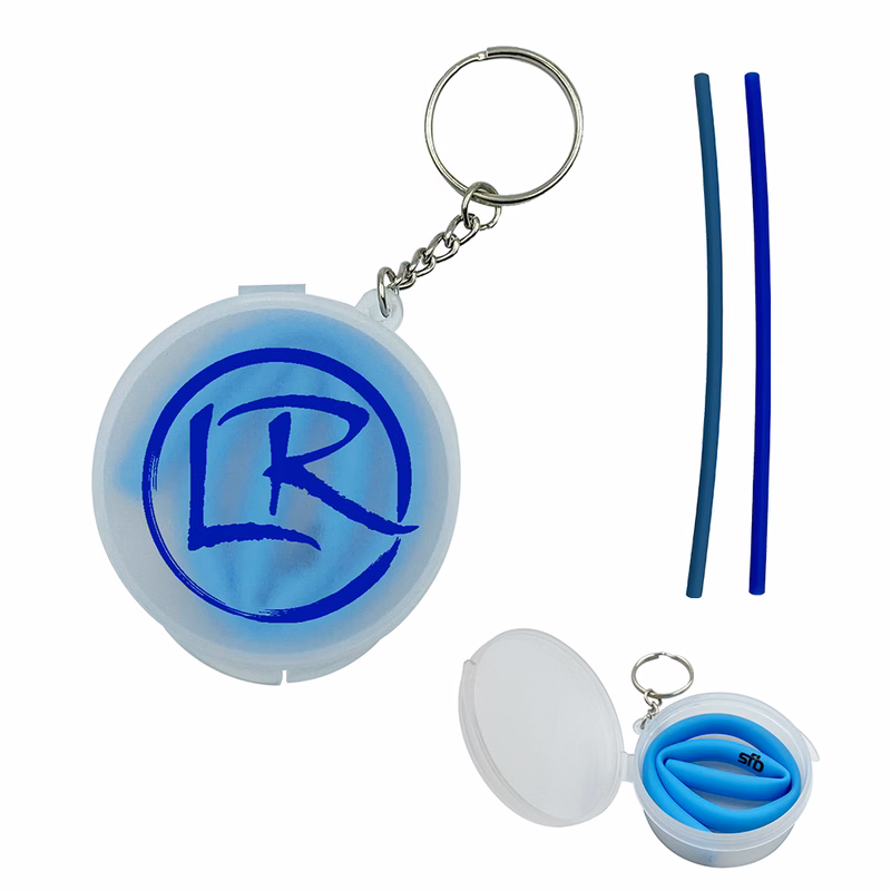 Silicone Straw With Carrying Case