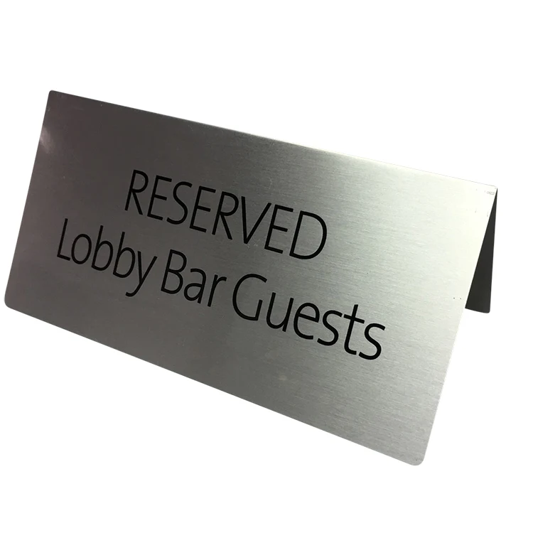 TopLine Table Tent Sign 1