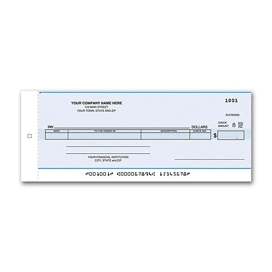 Checks, Compact General Disbursement Center 1