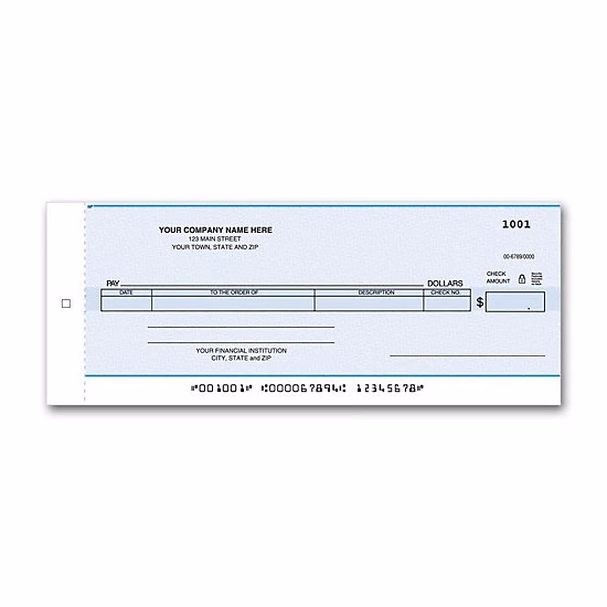 Checks, Compact General Disbursement Center