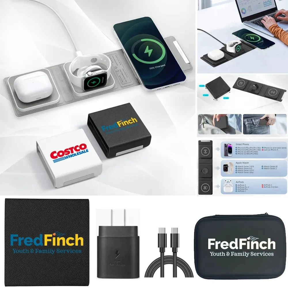 3 in 1 Foldable Wireless Charging Pad 1