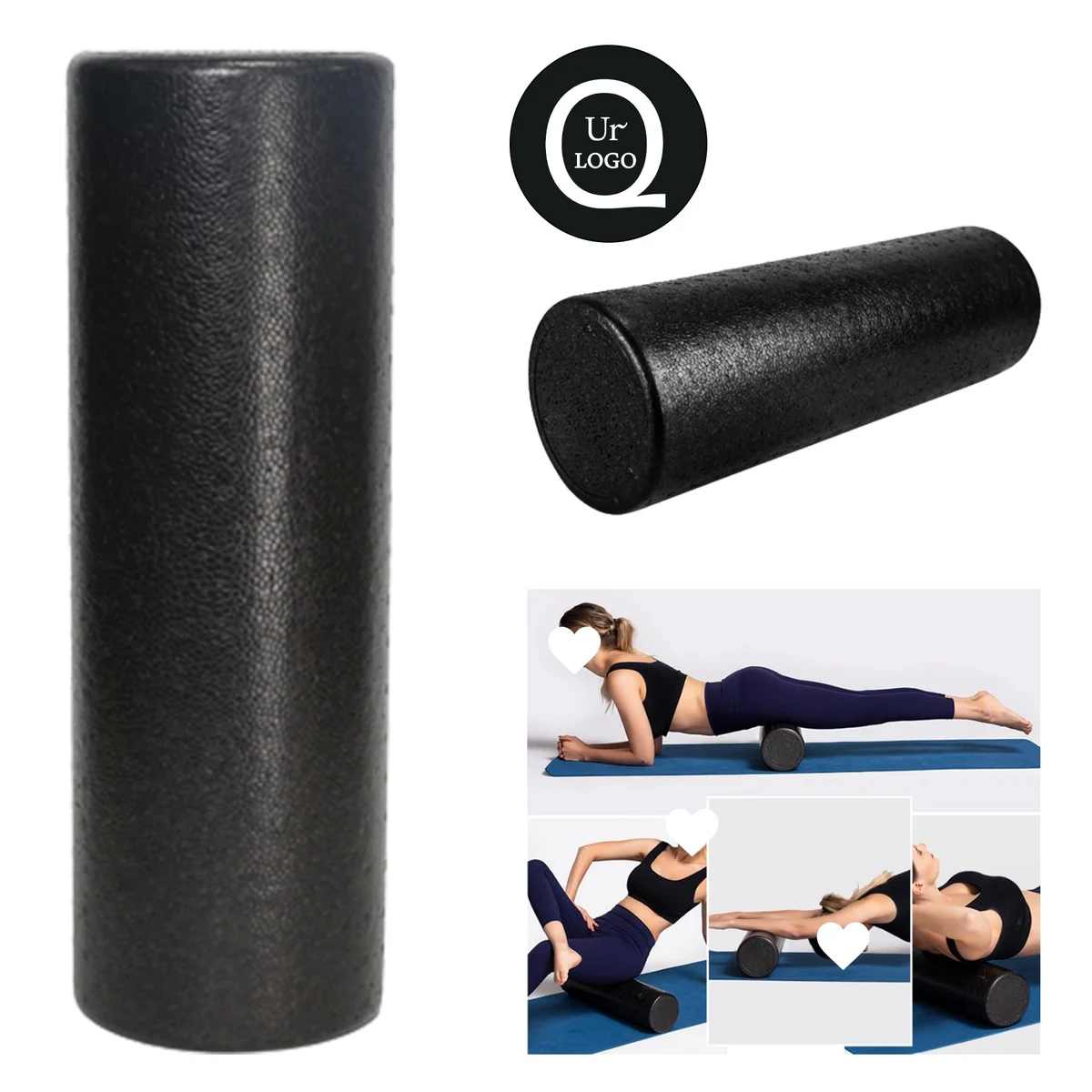 23.6Inch Round Foam Yoga Roller 1