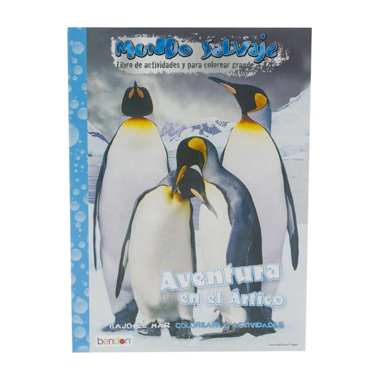 Aventura En El Artico Spanish Coloring Books - 80 Pages 1