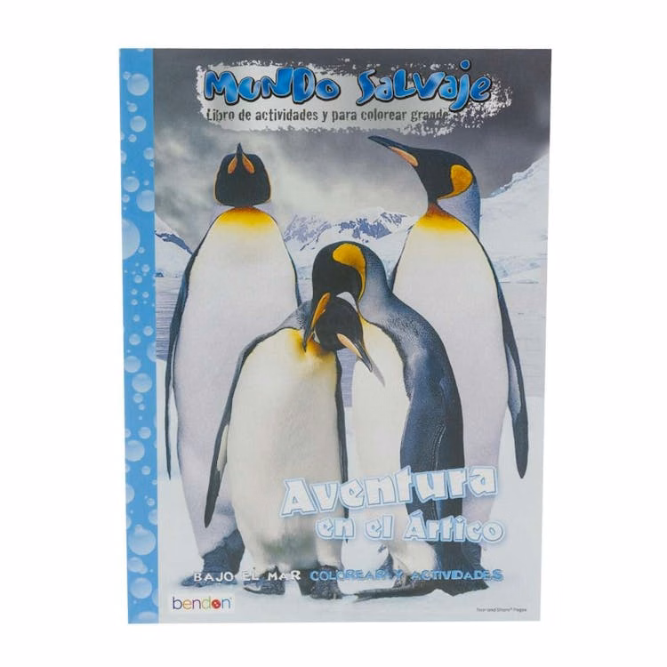 Aventura En El Artico Spanish Coloring Books - 80 Pages