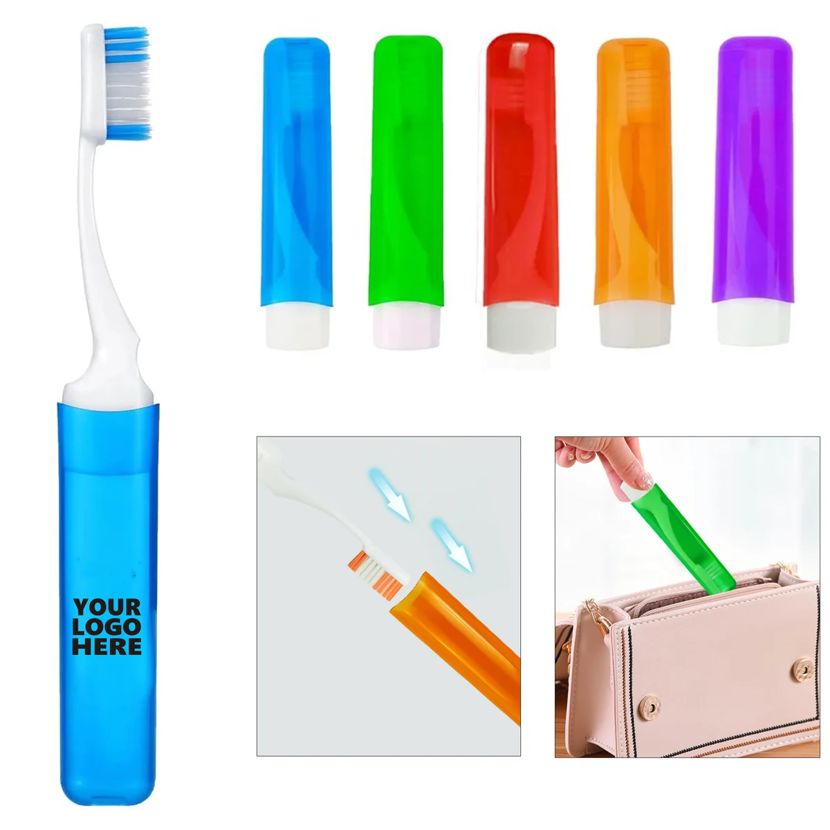Portable Mini Toothbrush With Cover 1