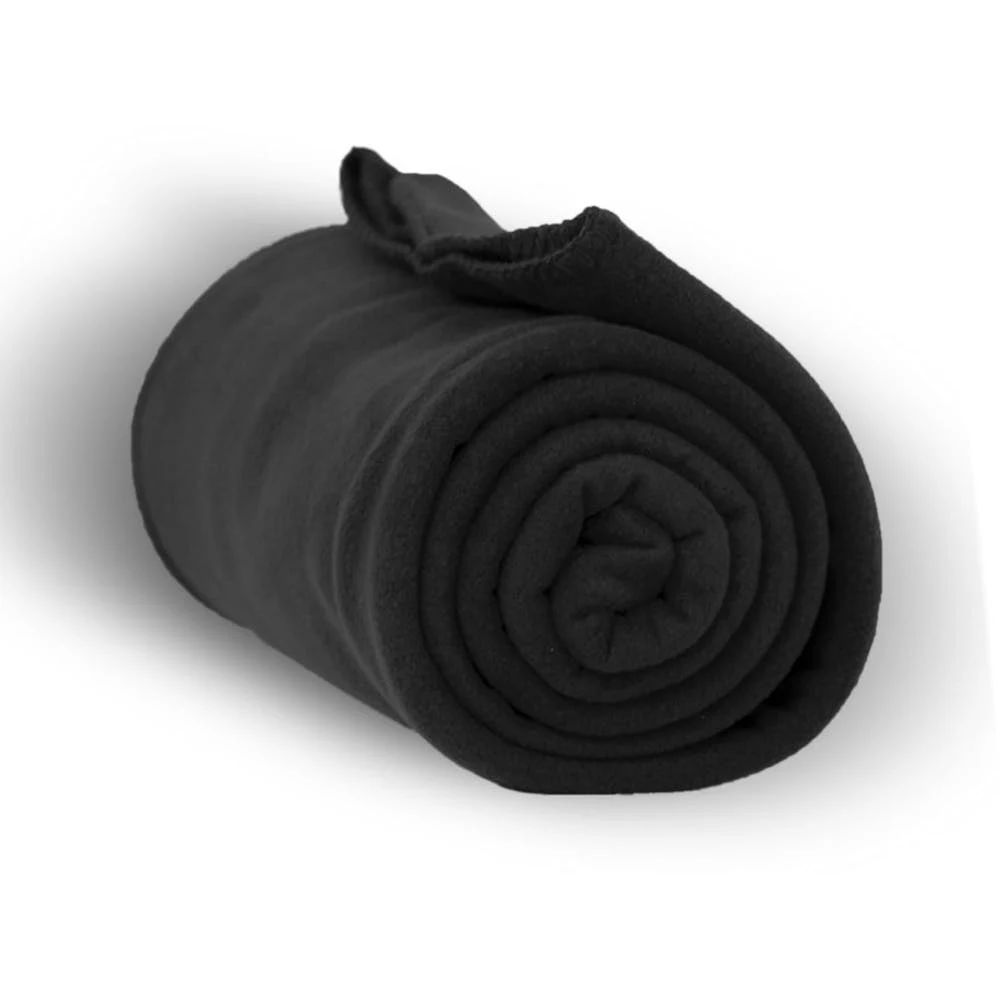 Premium Fleece Blankets - Black 50" x 60" 1