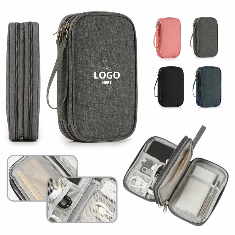 Universal Travel Electronics Accessories Cable Organizer Bag