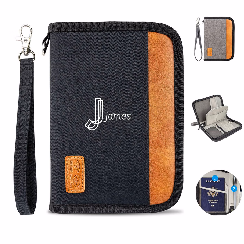Portable Multi-Functional Waterproof Documents Wallet