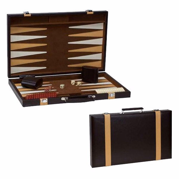 15" STAUNTON Backgammon Travel Set