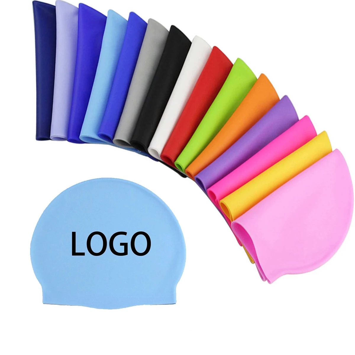 High Elastic Silicone Swimming Cap 1