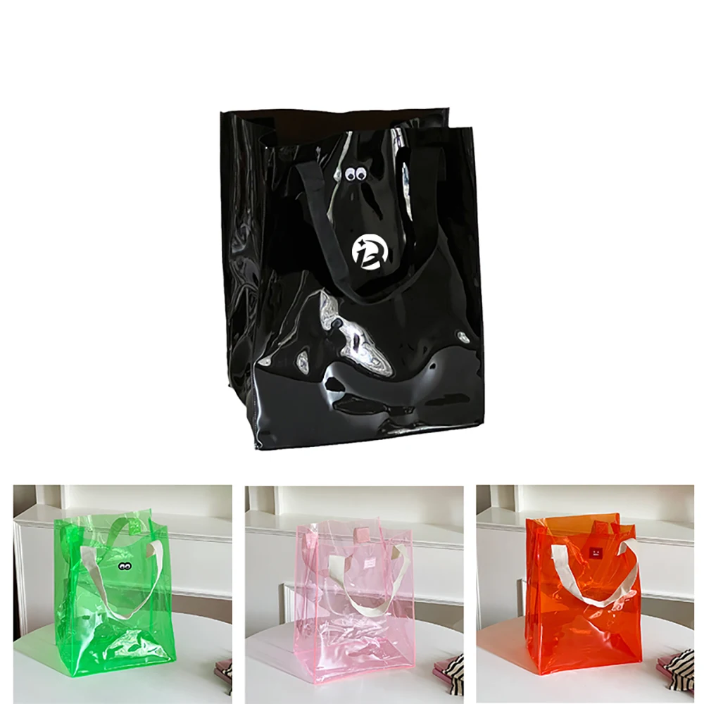 PVC eyes beach bag handheld transparent bag 1