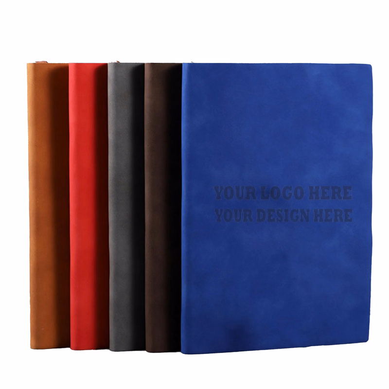 A6 PU Leather Paperback Journal Diary Notebook 100 Pages