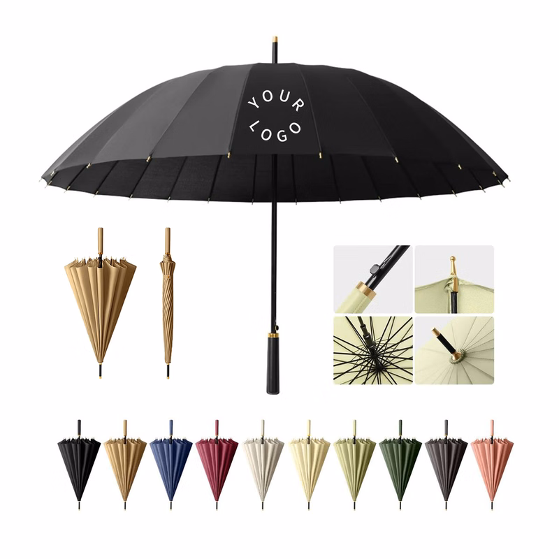 Percussion Cloth Umbrella with Comfortable Grip Handle
