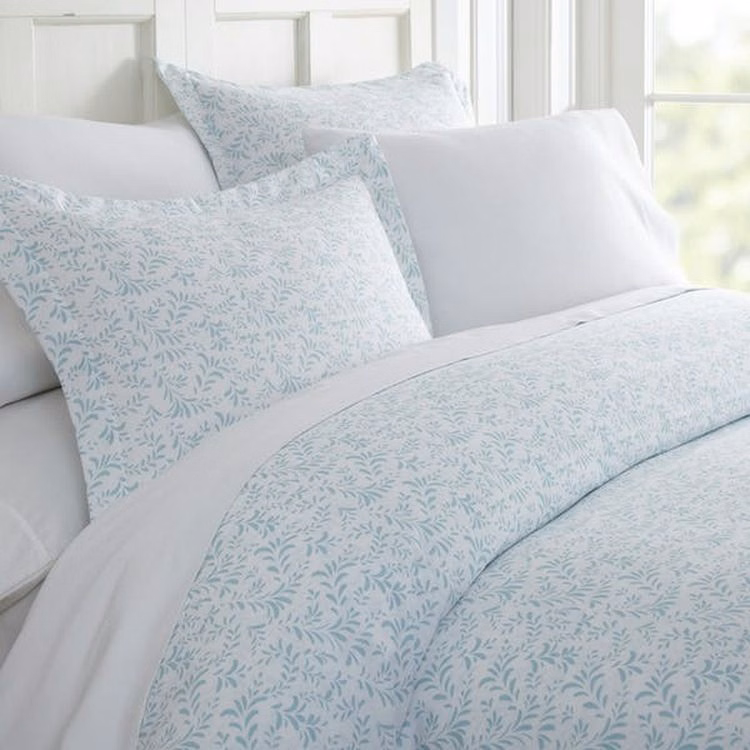Duvet Cover Sets - Light Blue King 3 Piece
