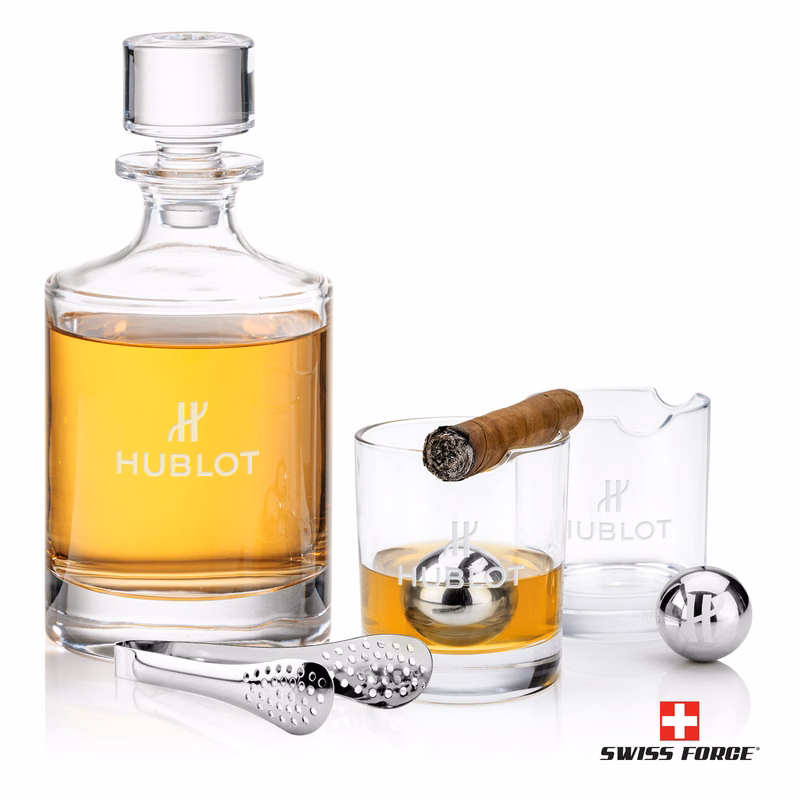Veradero 3pc Decanter Set & S/S Ice Balls