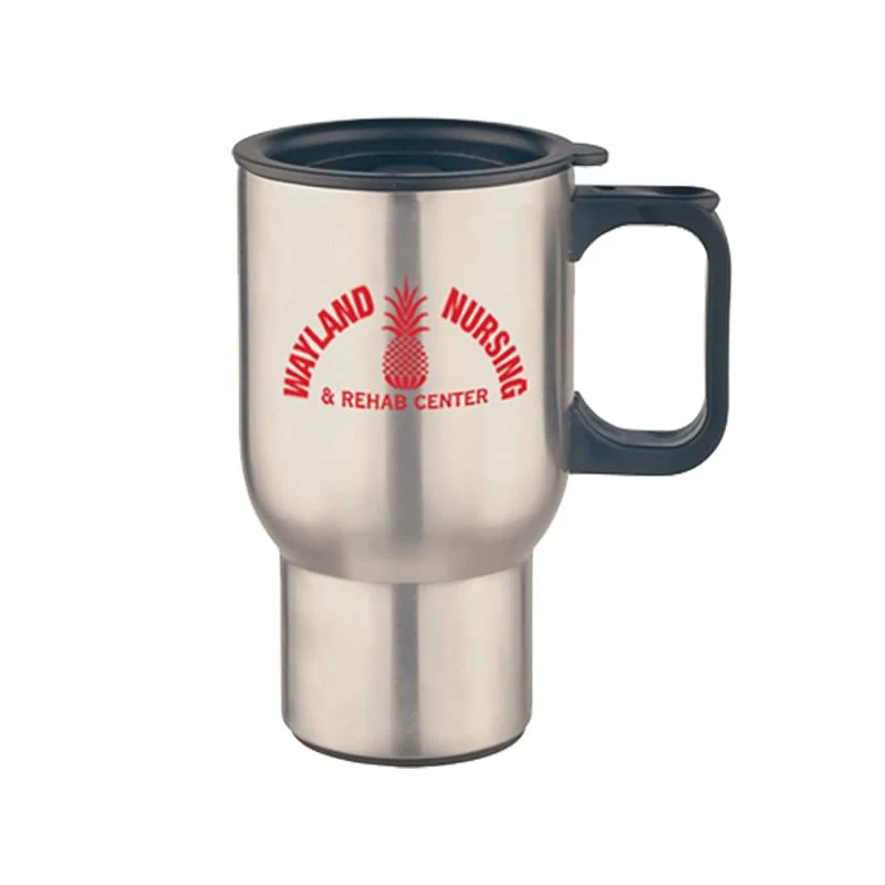 16 Oz. Stainless Steel Custom Printed Travel Mug 1
