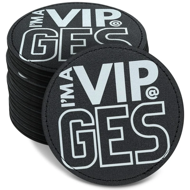 Custom Leather Coasters 1