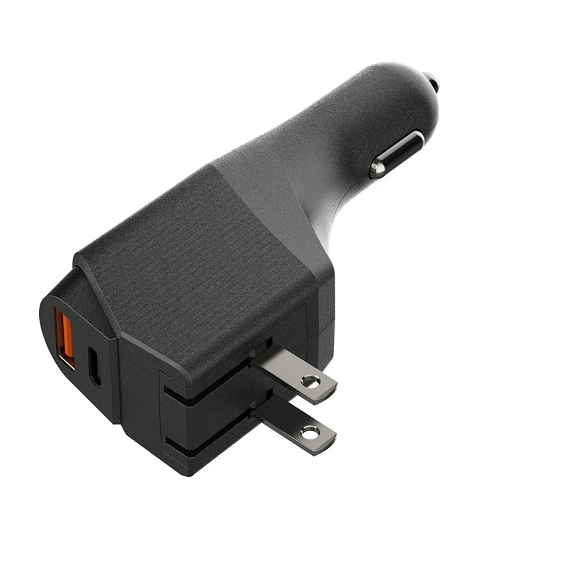 Dual Car+Wall Charger, 20W 1