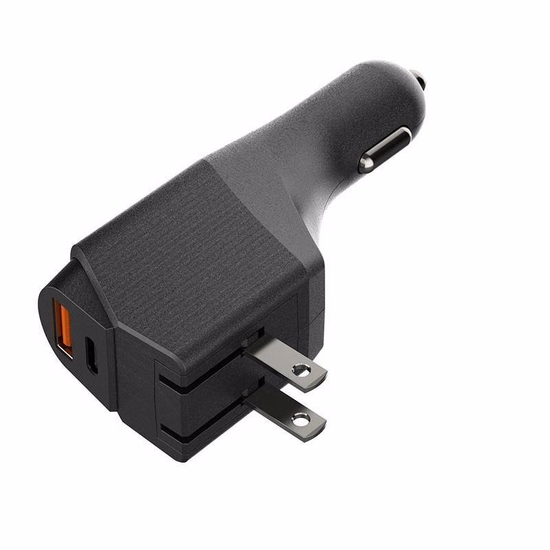Dual Car+Wall Charger, 20W