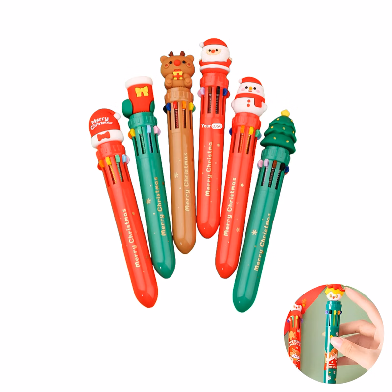 Plastic Christmas Cute Cartoon Ballpoint Pen