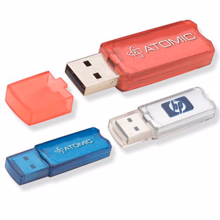 Micro USB flash drive keychain