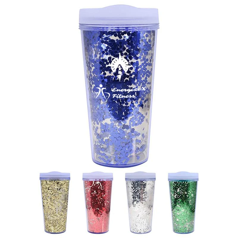 17 Oz. Glamour Glitter Tumbler 1