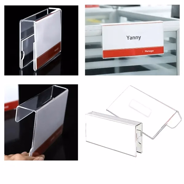 Personalized Office Desk Name Plate Made of Acrylic
