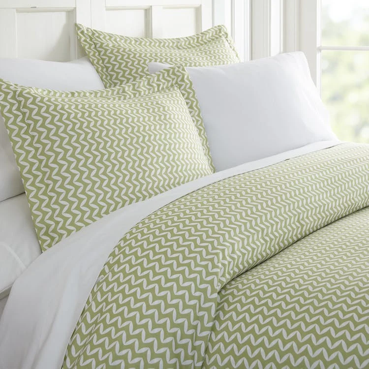 Premium Sheet Sets - Chevron Sage Cali King 4 Piece 1