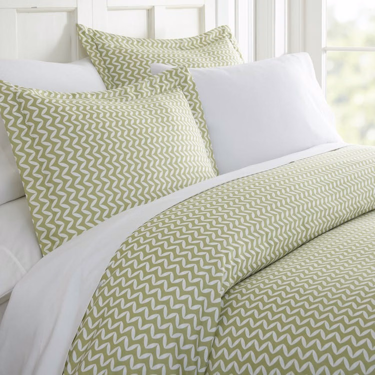 Premium Sheet Sets - Chevron Sage Cali King 4 Piece