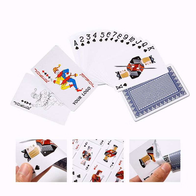 Poker Cards Paper Set
