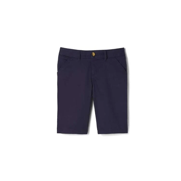 Girls Skinny Stretch Shorts - Size 12 Navy 1