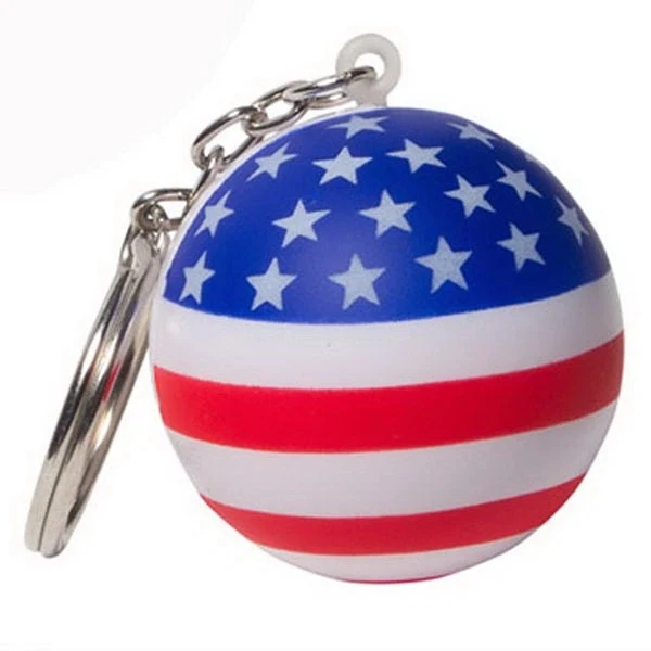 Patriotic Stress Ball Key Chain 1